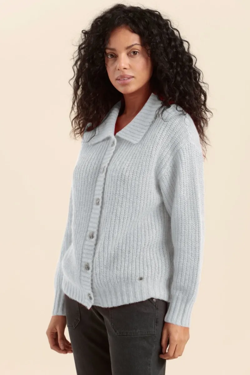 Cheap cardigan boutonné TIGA Femme Pulls, Cardigans