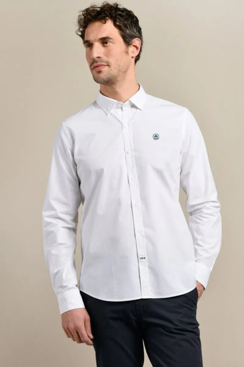 New Chemise CARGUE coupe droite en coton Homme Chemises