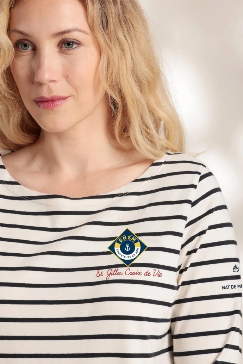 Cheap Marinière en coton SNSM Femme Tshirts | Marinières