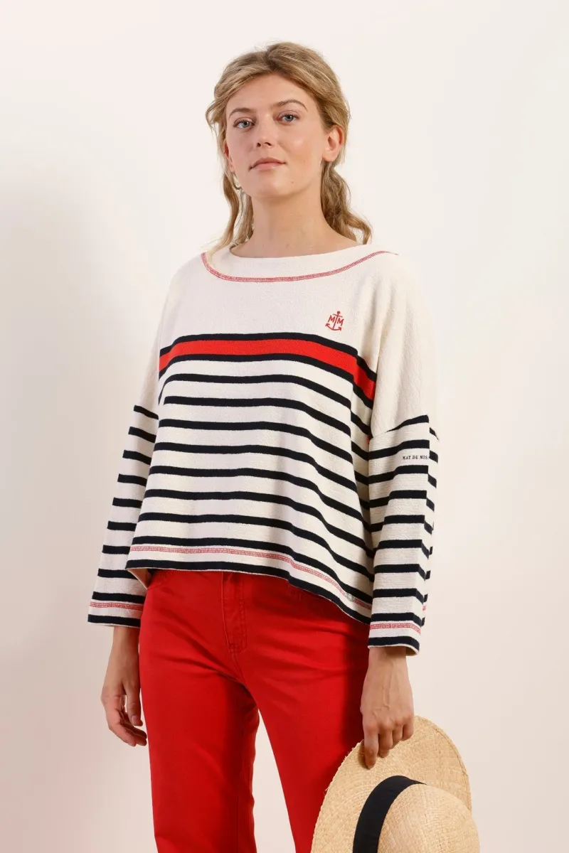 Cheap Marinière oversize MAKI Femme Tshirts | Marinières