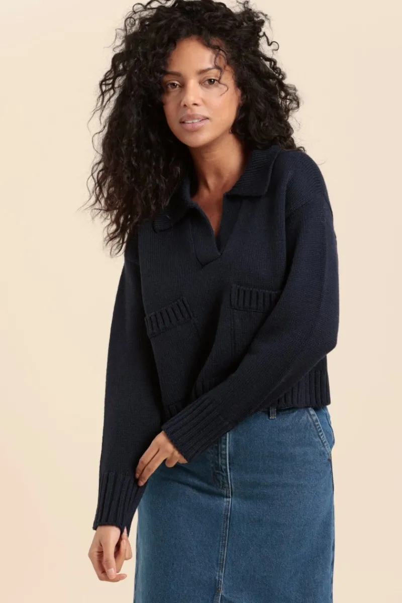 Cheap pull col vareuse TRAPANI avec poches laine Femme Pulls, Cardigans | Vareuses