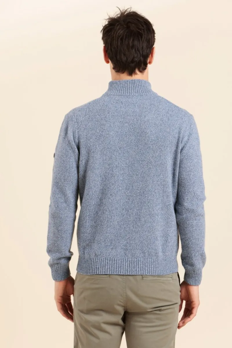 Flash Sale pull col zippé TANDEM Homme Pulls, Cardigans