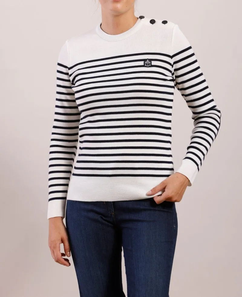 Cheap Pull marin rayé femme x Royal Mer Femme Pulls, Cardigans