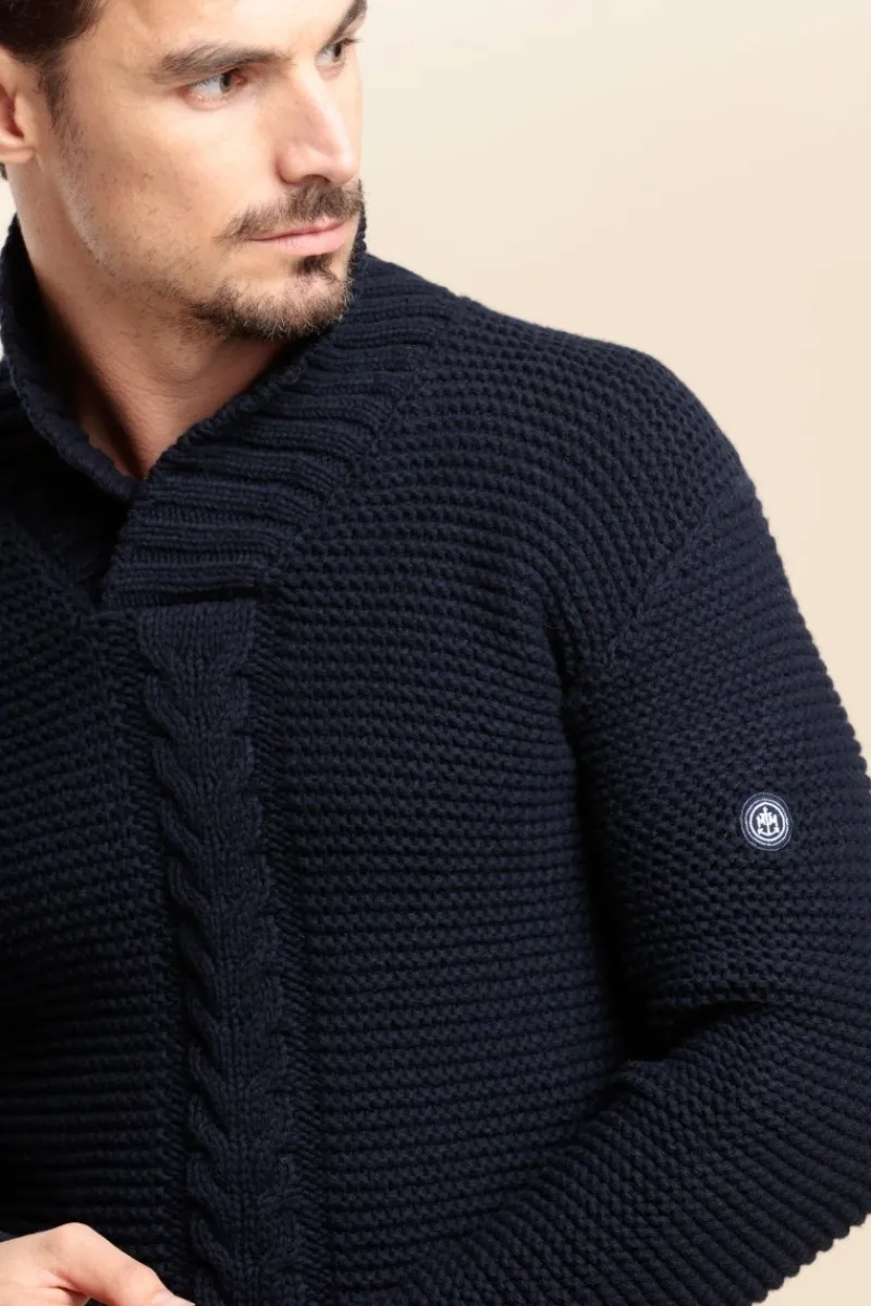 Online Pull torsadé TANKER Homme Pulls, Cardigans